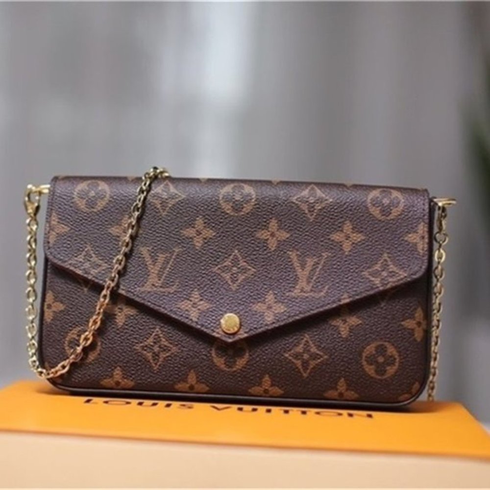 Louis-Vuitton🌺 FéLICIE-POCHETTE Brown-Handbag